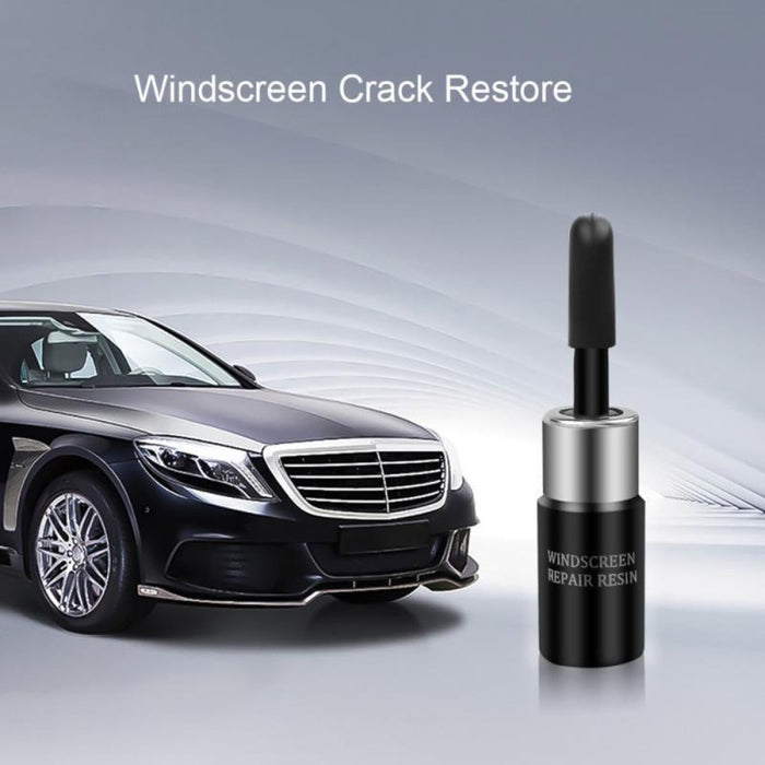 10 Bottles Value Pack, Automotive Windshield Repair Kit: black, silver windshield crack repair tool/product image, product de