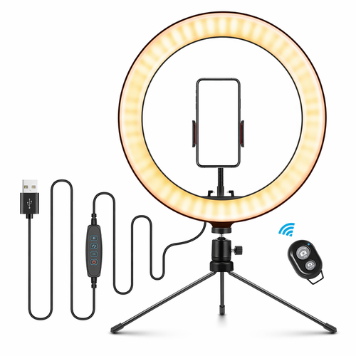10" Portable Selfie LED Lamp for Tabletop Photography Default