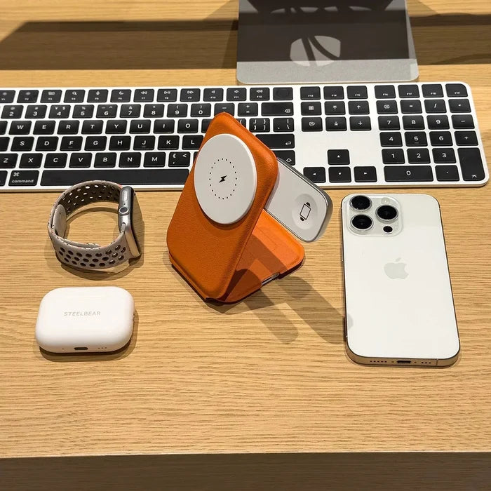 15W 3-in-1 Magnetic Folding Wireless Charger