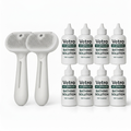 2 Brush + 8 Solution Refills