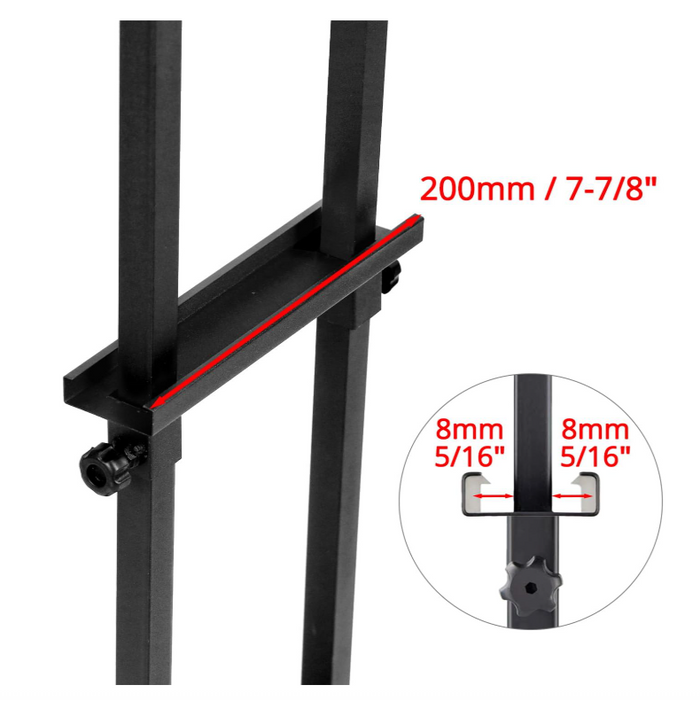 2Pack Poster Stand Double Sided Adjustable Sign Holder 83" Menu Display Stand-90