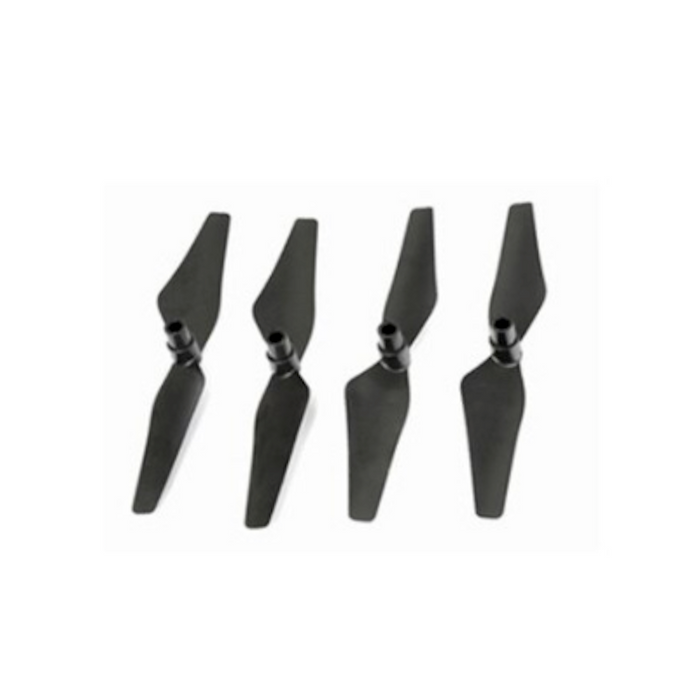 240PRO Stealth Dragon Spare Parts for 4K Dual Camera Drone: black, dark gray set of four two-blade propellers, minimal style