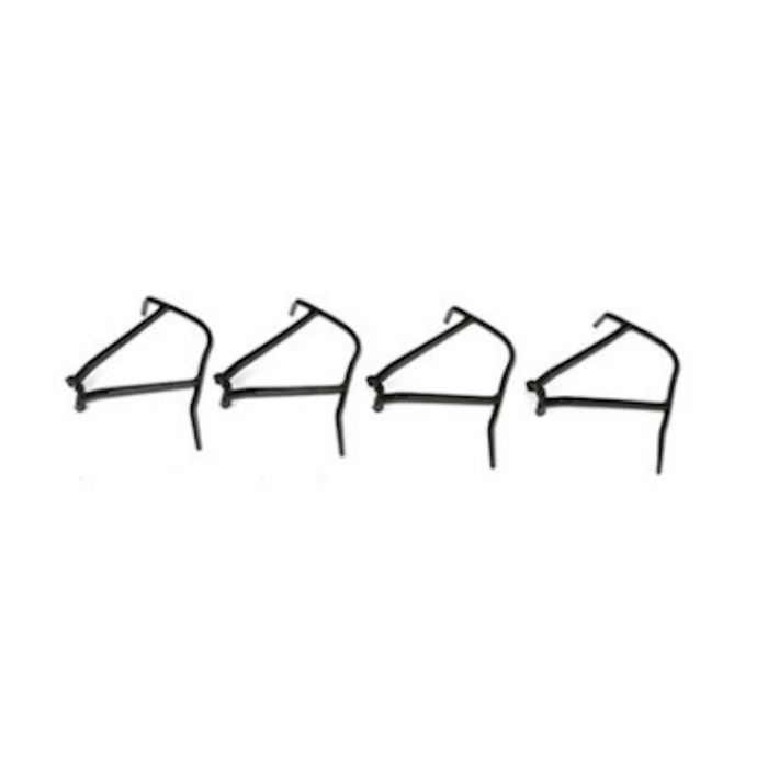 240PRO Stealth Dragon Spare Parts for 4K Dual Camera Drone: black, dark gray set of four two-blade propellers, minimal style