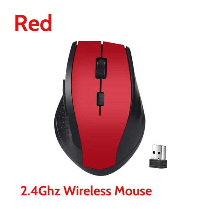 2.4GHZ Wireless Mouse, Enhanced Connectivity for Effortless Navigation: black, dark gray wireless computer mouse with USB rec