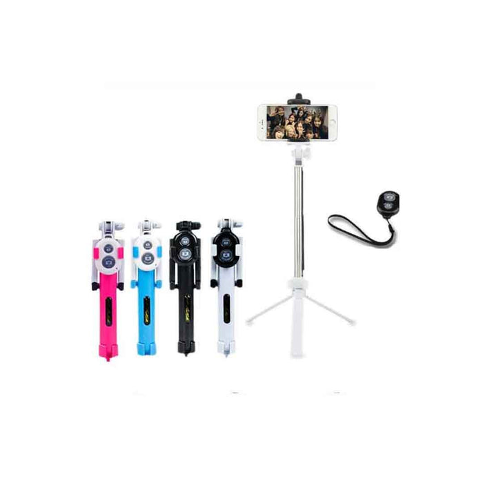 3-in-1 Bluetooth Selfie Stick Tripod with Remote All Colors Pakistan