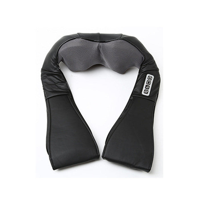 3D Infrared Massager for Back and Shoulders: beige, orange neck and shoulder massager, modern functional style