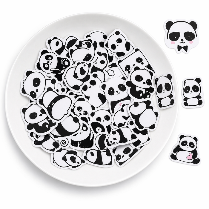 45PCS Panda Stickers for Creative Crafts Default