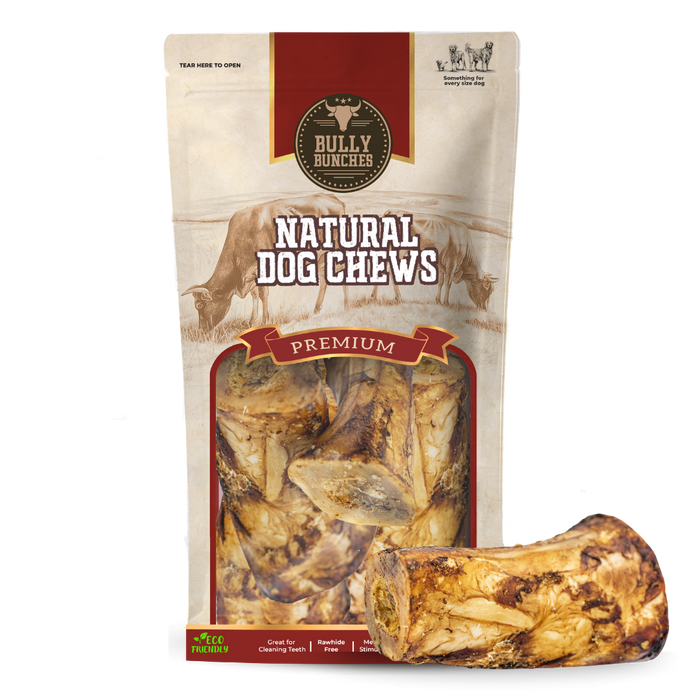 6-inch beef marrow bone for dogs - single ingredient, natural, odour-free | Ombrava