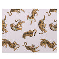 500-Piece Puzzle Featuring Tigers: black, white tigers, illustrated animal pattern style