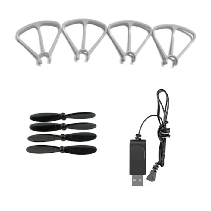 9 Spare Parts for the Vortex RC Quadcopter Drone, Ninja Dragon Edition: white, light gray foldable quadcopter drone kit with