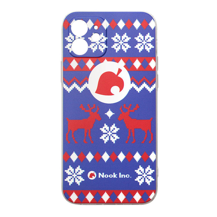ACNH Nook Phone Case Collection for iPhone and Samsung: pink, white Animal Crossing Nook Inc. logo/theme, cartoon style