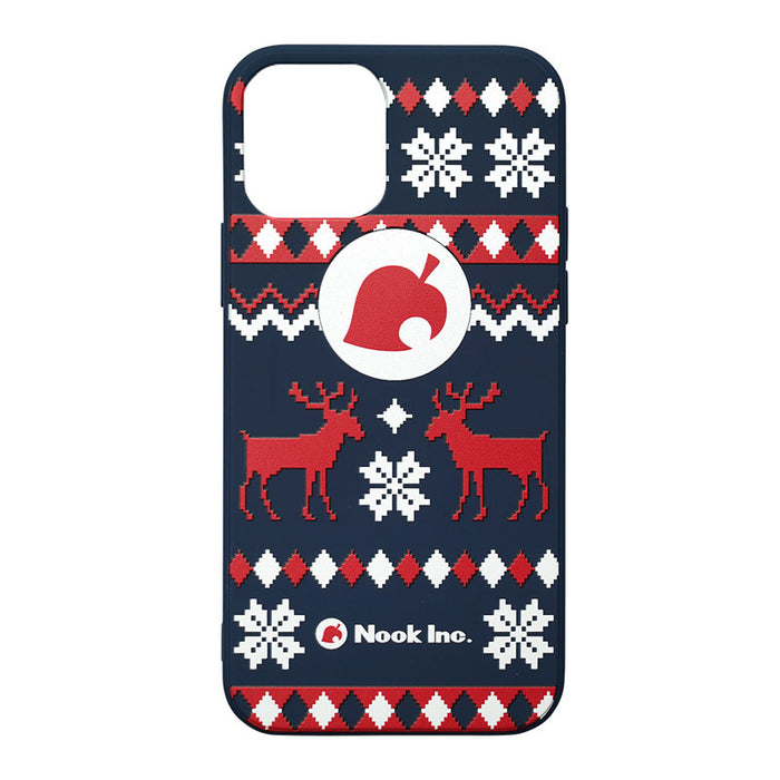 ACNH Nook Phone Case Collection for iPhone and Samsung: pink, white Animal Crossing Nook Inc. logo/theme, cartoon style