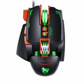 Adjustable LED Gaming Mouse with 8 Buttons and Customizable DPI - DragonV9 Black