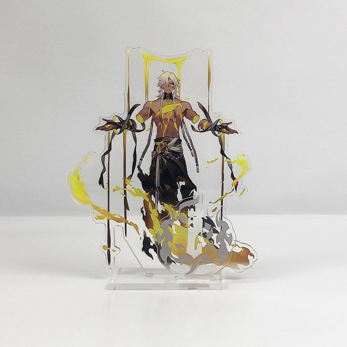 Aeon Honkai Star Rail Acrylic Standee: white, green anime-style character with botanical/vine theme, anime, fantasy, botanica