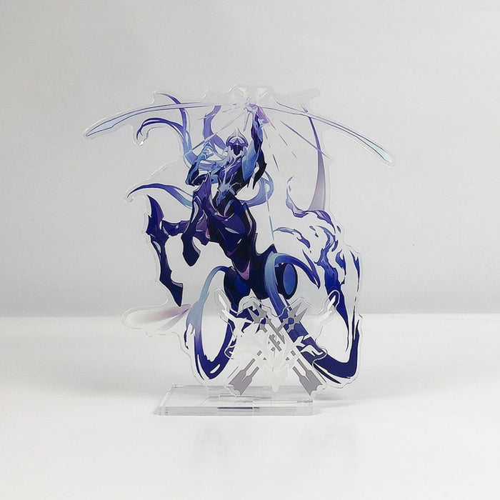 Aeon Honkai Star Rail Acrylic Standee: white, green anime-style character with botanical/vine theme, anime, fantasy, botanica