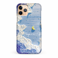 Aesthetic Sky Phone Cases with 3D-like Design Blue
