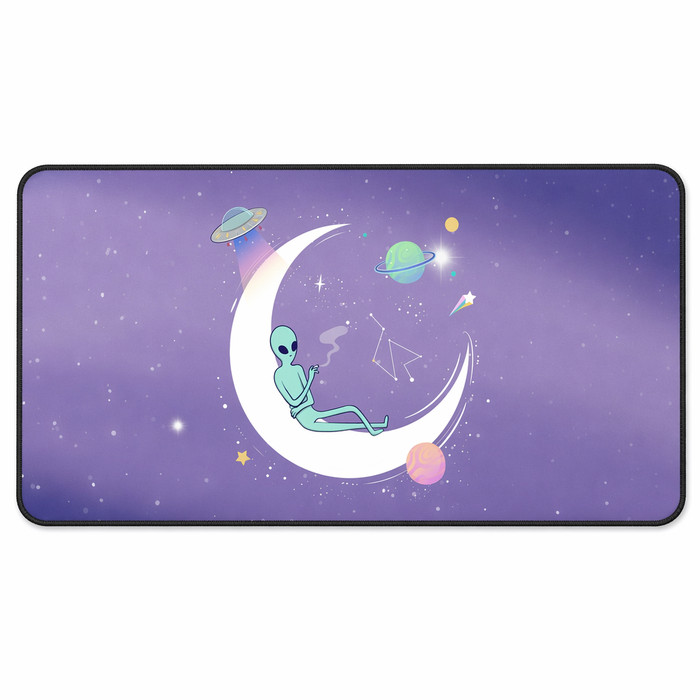 Alien Space Theme Desk Mat: Embrace the Chill Default