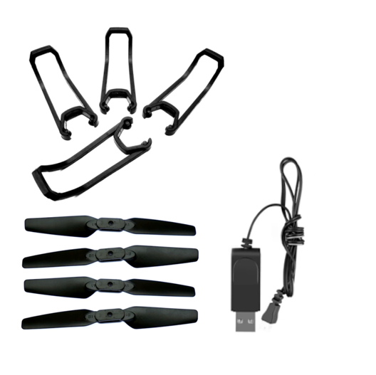 Alpha Z PRO Ninja Dragon Spare Parts: black, dark gray quadcopter drone, modern consumer drone style