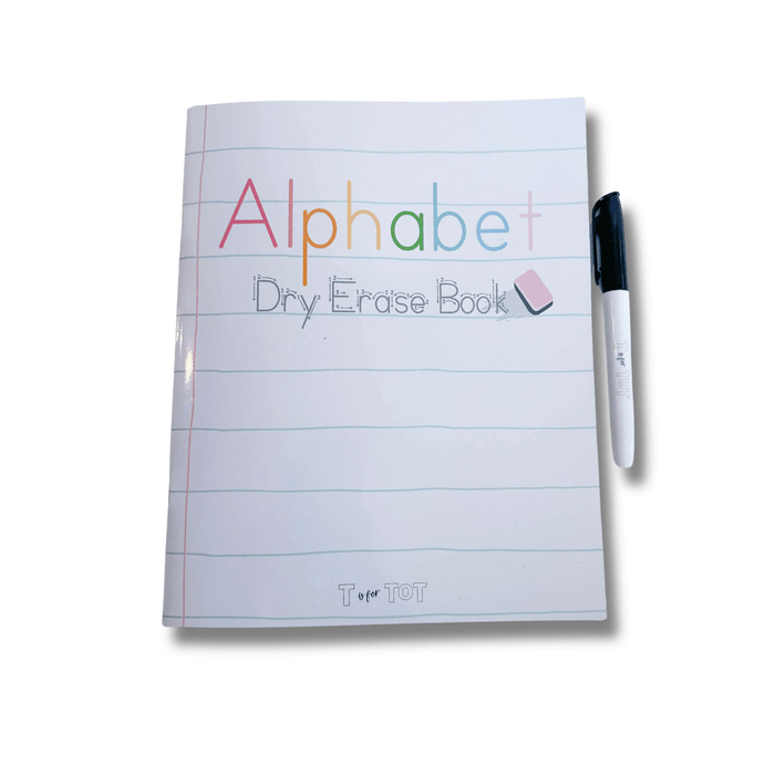 Alphabet Dry Erase Book + Marker