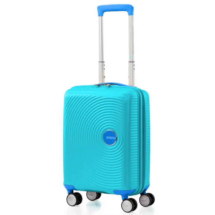 American Tourister Little Curio 47 cm Carry-On Kids Spinner Suitcase - Teal / Blue