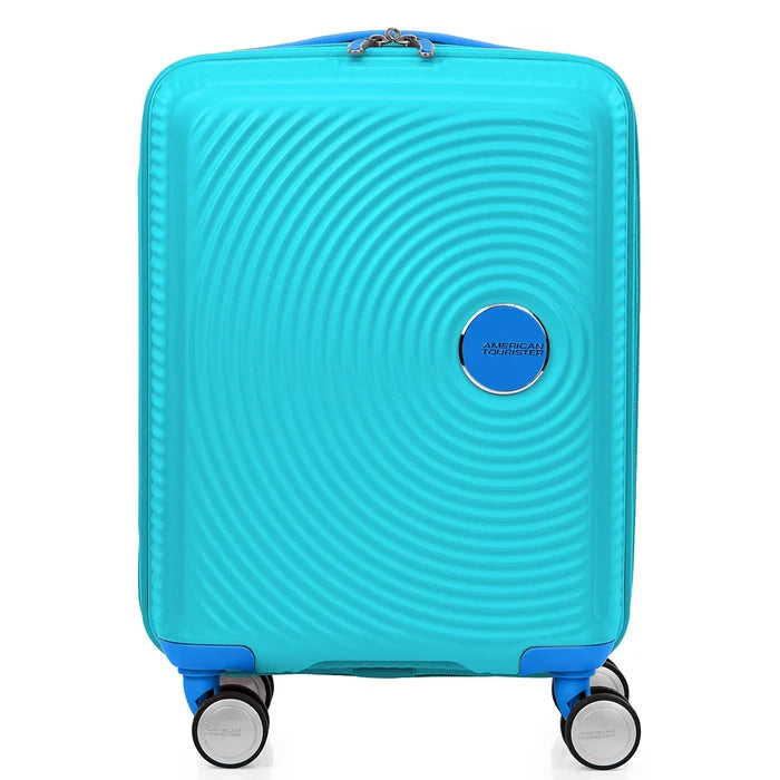 American Tourister Little Curio 47 cm Carry-On Kids Spinner Suitcase - Teal / Blue