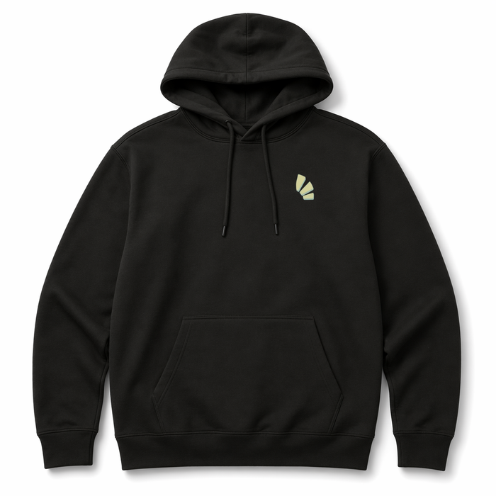 Anime Mango Logo Hoodie Black