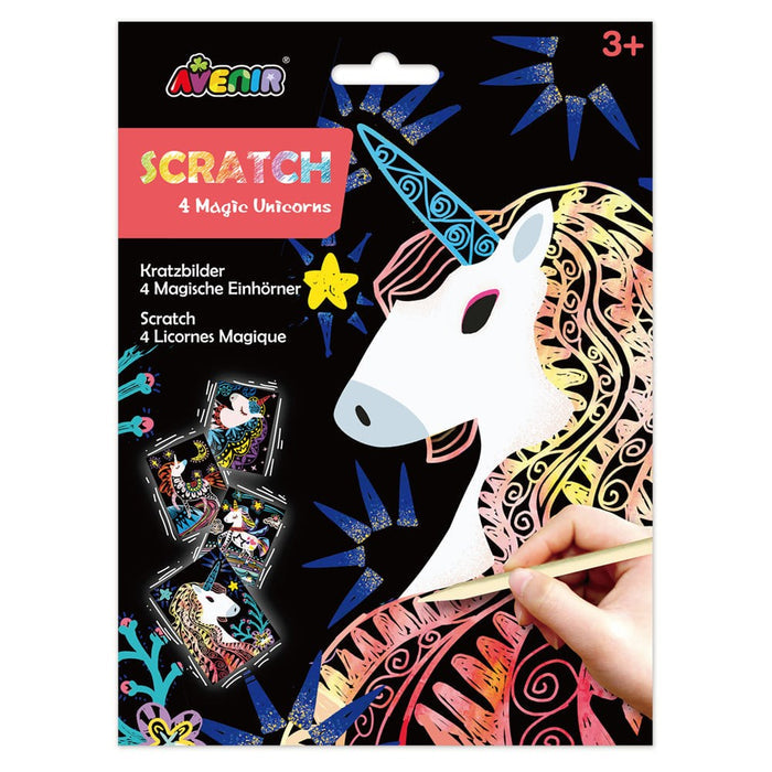 Avenir Scratch 4 Magic unicorns - Sensory Zone