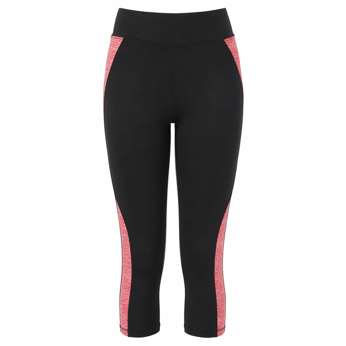 Bicolor Yoga Capris Red