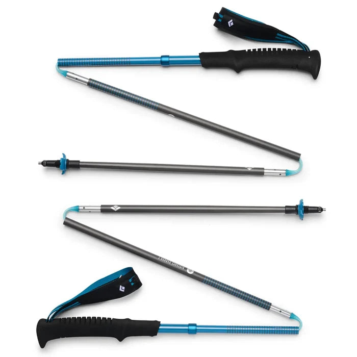 Black Diamond Distance Carbon Z Trekking Poles 125 cm - Desert Sky