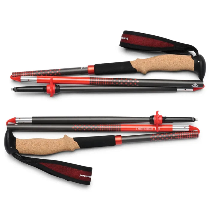 Black Diamond Pursuit Carbon Z Trekking Poles 130 cm - Octane
