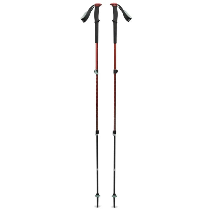Black Diamond Trail Trekking Poles (100 - 140 cm) - Iron Red