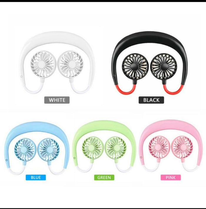 Portable neck fan USB charging interface easy to charge rechargeable Pakistan