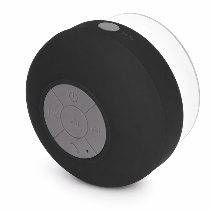 Bluetooth Speakers with Waterproof Capability and Microphone Black