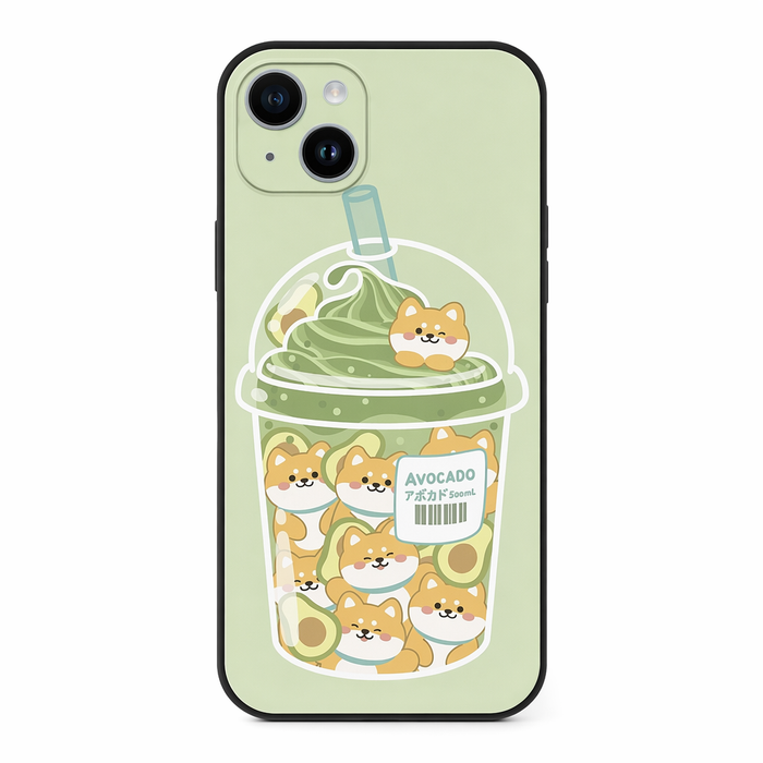 Boba Animal Phone Cases with Customizable Cutouts C