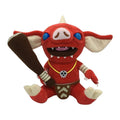 Bokoblin Plush Toy from Zelda Breath: red, cream cartoon red creature/warrior character, cartoon, kawaii style
