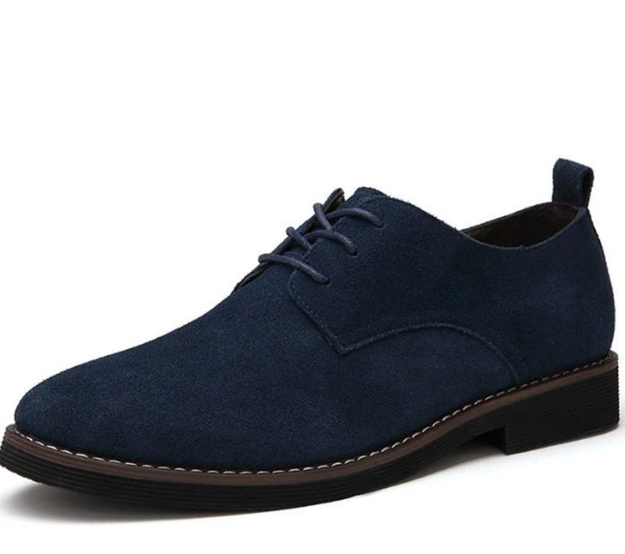 Breathable Lace-up Oxford Shoes for Men's Everyday Wear: black, dark brown lace-up dress shoe, minimal classic style
