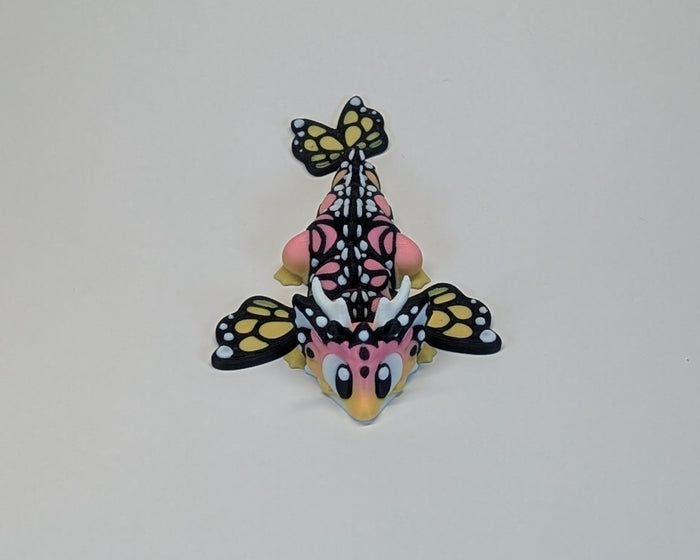 Butterfly Dragon Cute Critter Top View