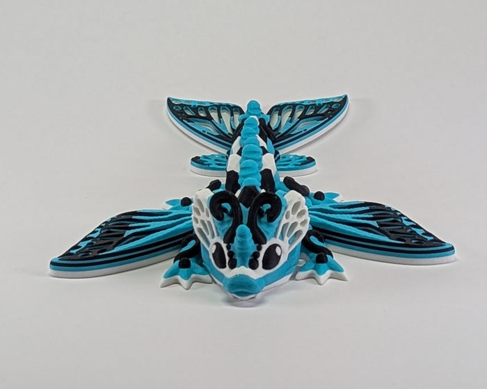 Teal Butterfly Front Facing