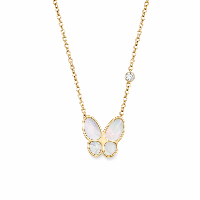 Butterfly Pendant Necklace for Women Default