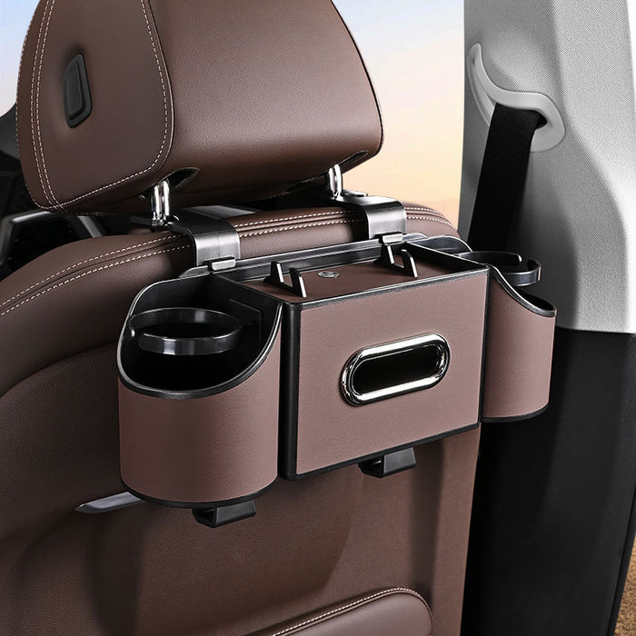 Car Multi-Functional Storage Box – Tissue & Cup Holder