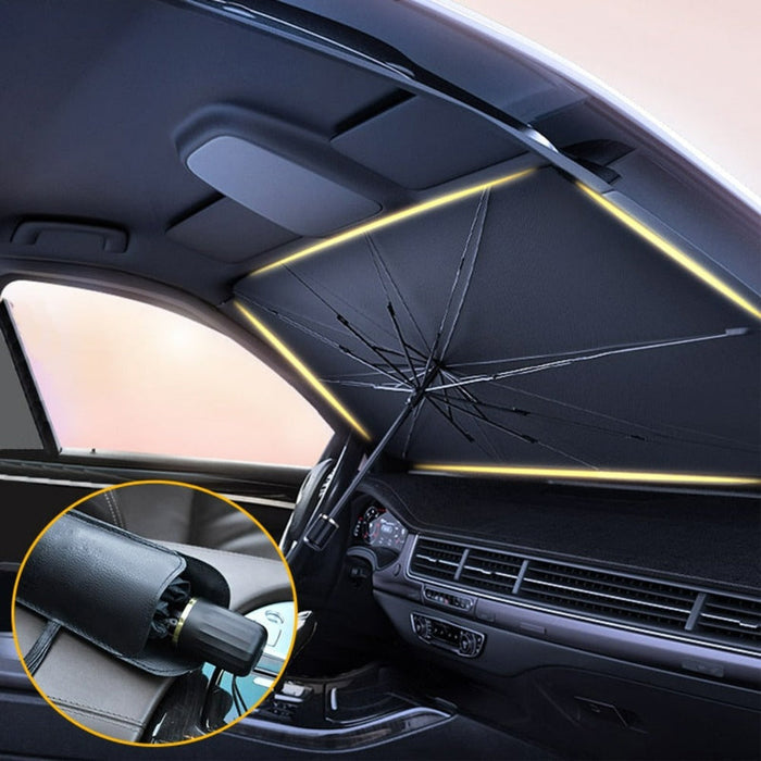 Car Sunshade Portable Shield: black, dark gray car windshield sunshade, minimal automotive accessory style