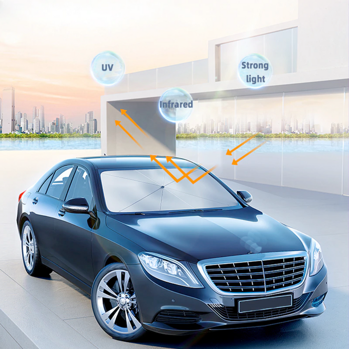 Car Sunshade Portable Shield: black, dark gray car windshield sunshade, minimal automotive accessory style