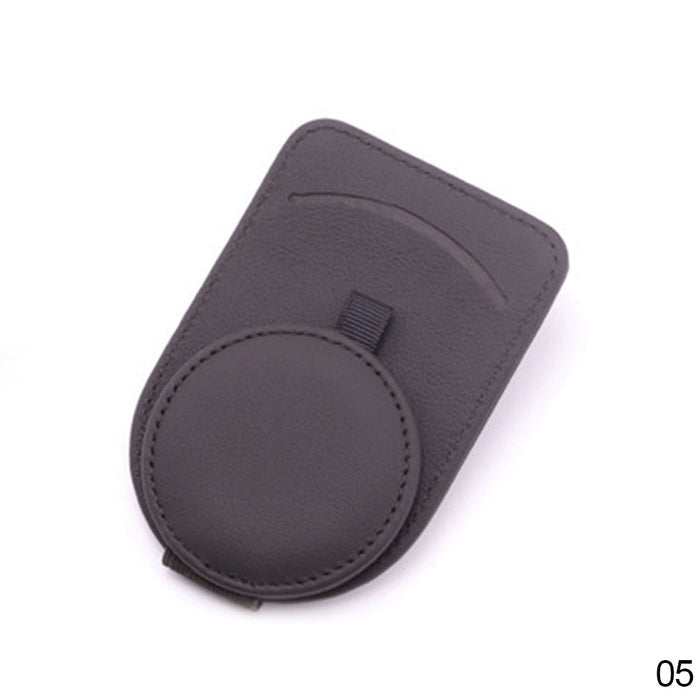 Car Ticket Holder and Shades: black, red car sun visor eyeglasses holder clips, minimal style