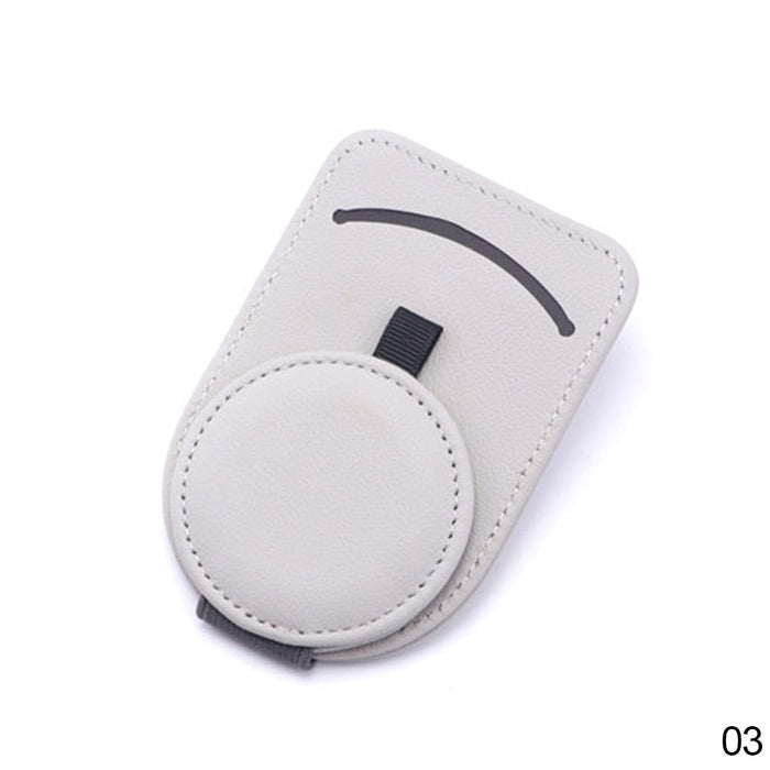 Car Ticket Holder and Shades: black, red car sun visor eyeglasses holder clips, minimal style