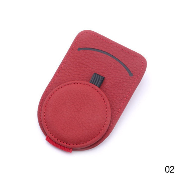 Car Ticket Holder and Shades: black, red car sun visor eyeglasses holder clips, minimal style