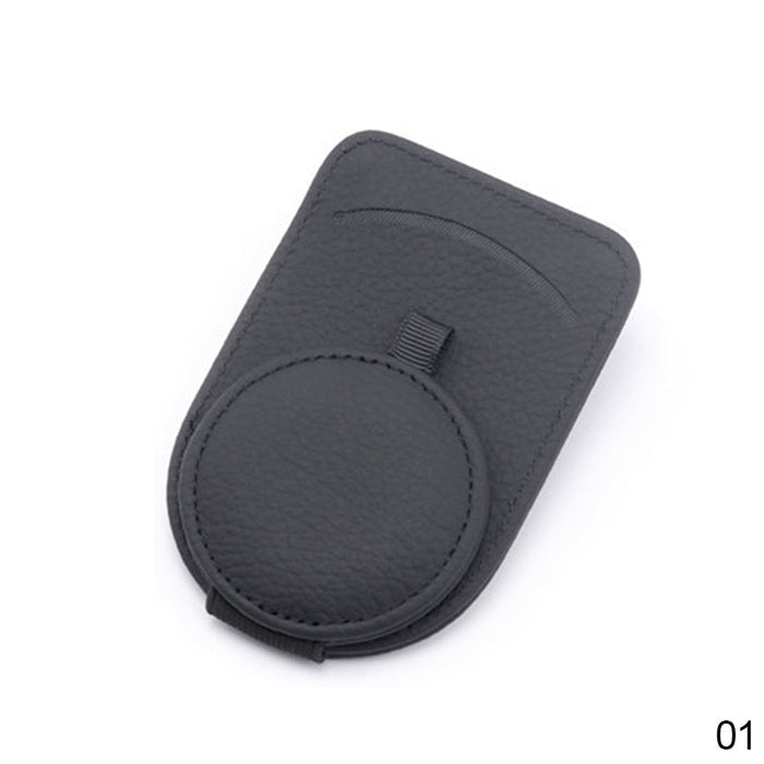 Car Ticket Holder and Shades: black, red car sun visor eyeglasses holder clips, minimal style