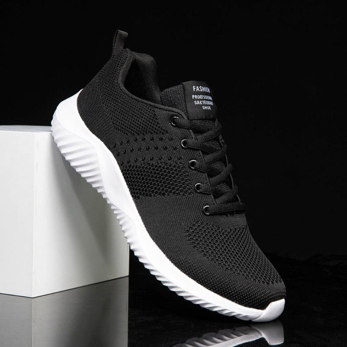 Casual Sneakers for Men's Fashion: black, white lace-up sneaker, minimal athletic casual style