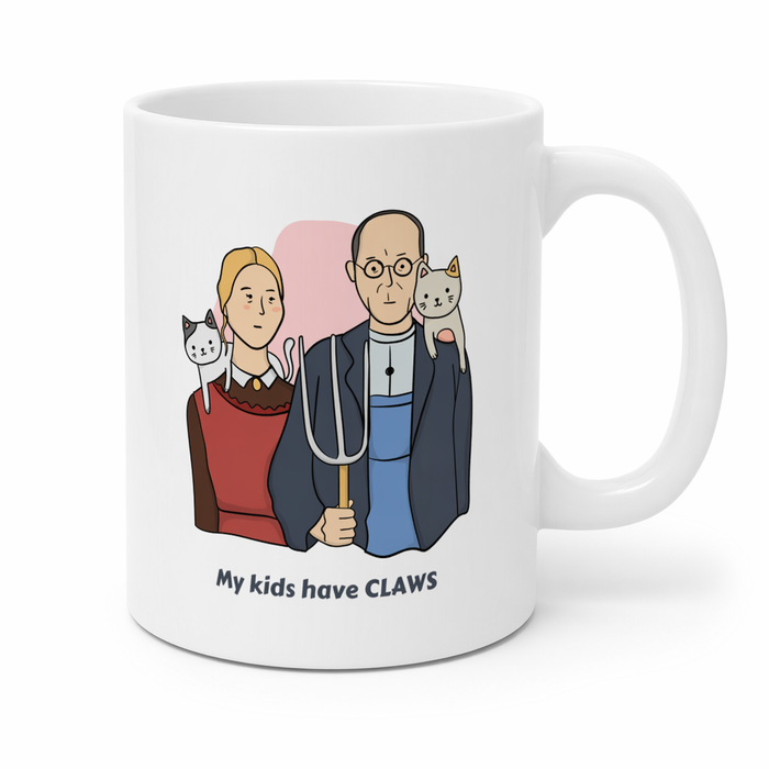 Cat Novelty Mug: My Children Possess Claws Default