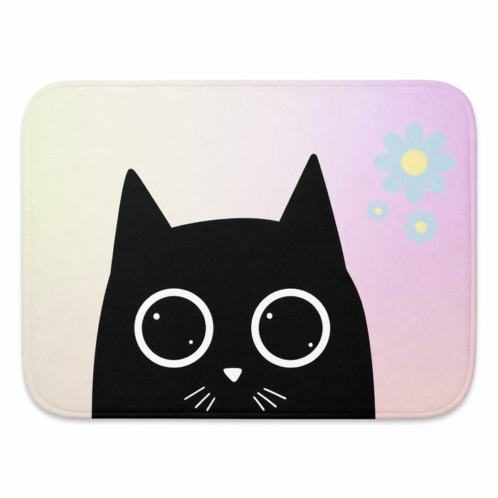 Cat-themed Anime Bath Mat that Exudes Cuteness Default