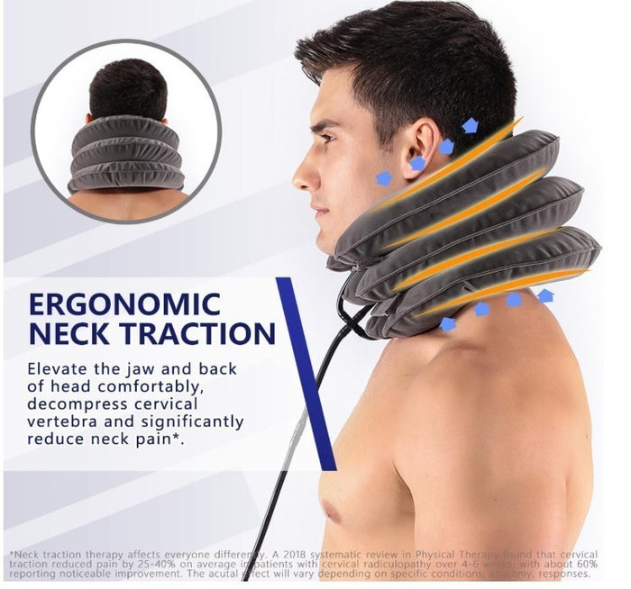 Cervical Neck Traction Device and Neck Brace by Siwei for Instant Neck Pain-214